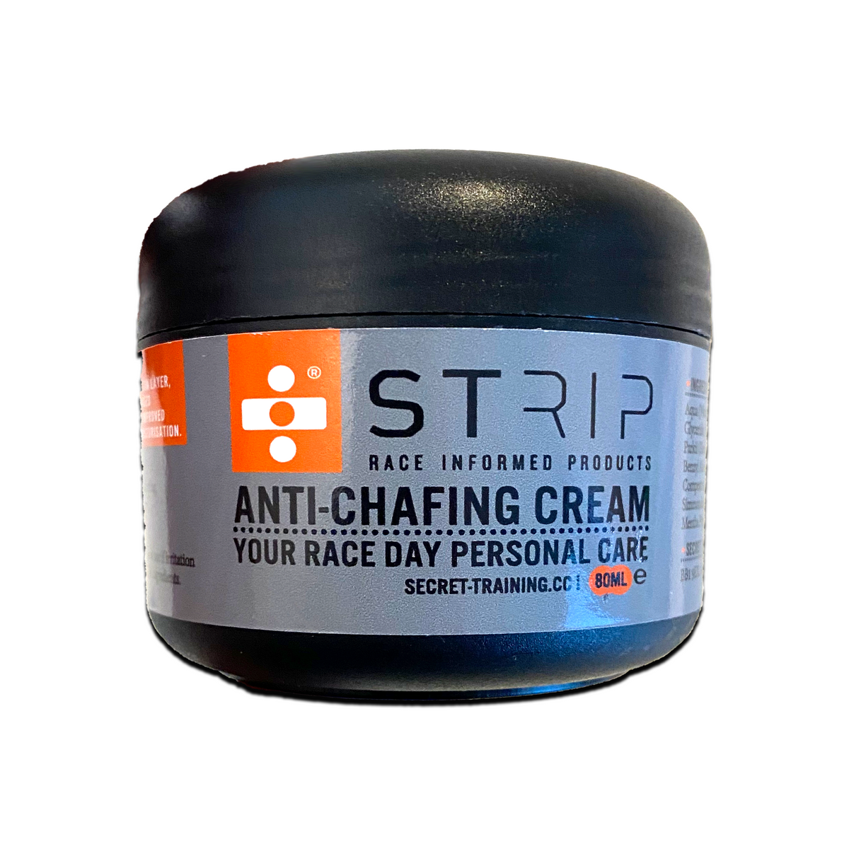 Strip Anti Chafing Cream Pot Secret Training